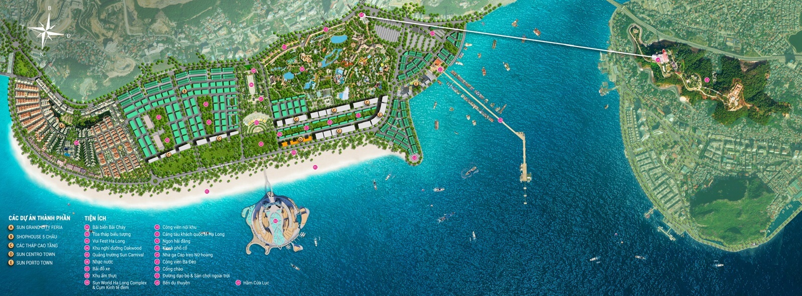 tiện ích dự án sun elite city hạ long
