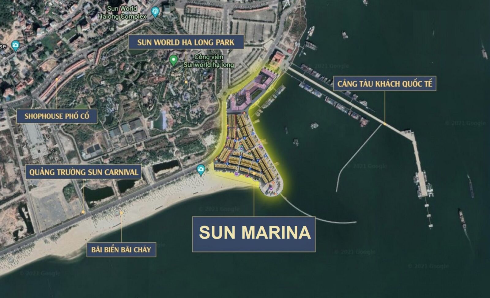 vị trí chung cư sun elite city hạ long